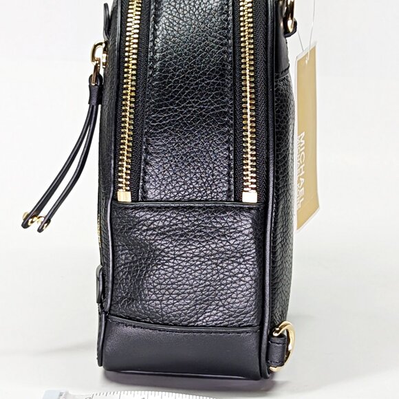 Michael Kors Brooklyn Mini Leather Pebbled Messenger Backpack (MSRP $258) - Picture 9 of 12